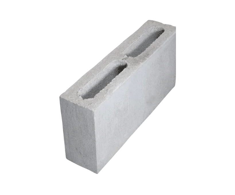 Hollow Concrete Block (4"  Half - 225 x 225 x 100)
