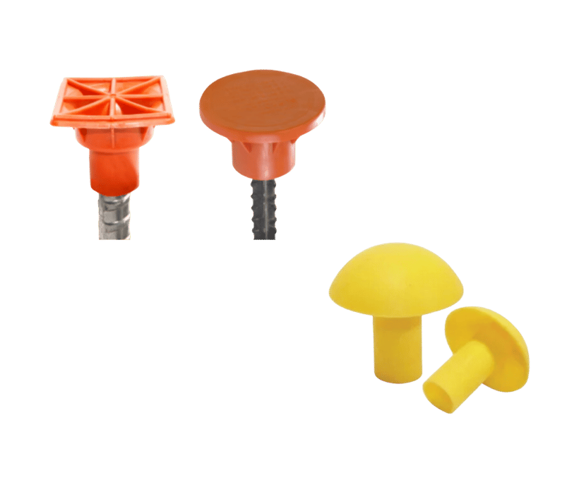 Rebar Safety Cap (Red, Mushroom, 6 - 16mm)